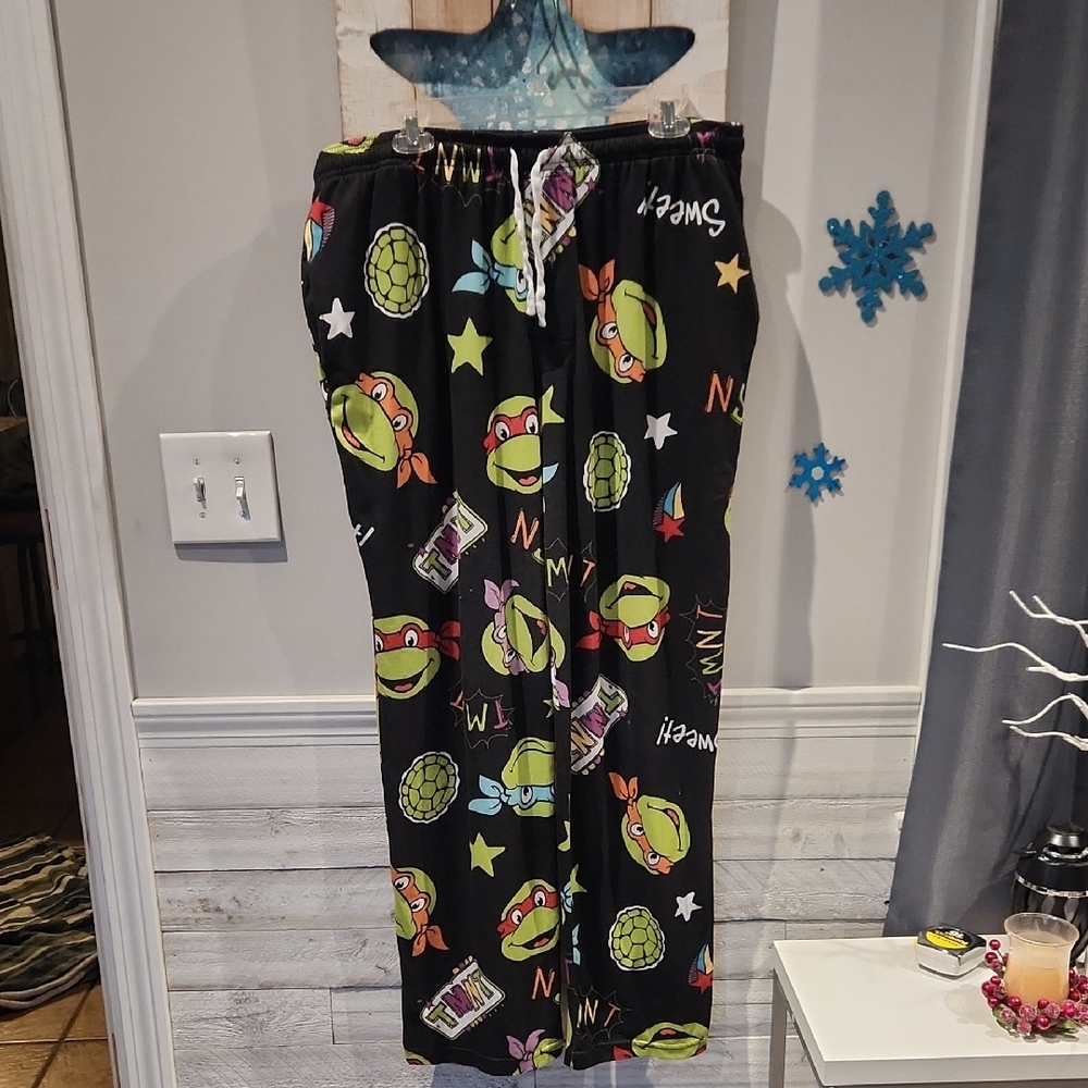 EUC Teenage Mutant Ninja Turtles Pajama Pants Men's Sz 2XL